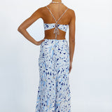 Haven Bound Maxi Dress Blue