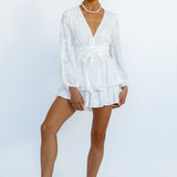 Sweeter Than Sugar Playsuit White