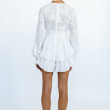 Sweeter Than Sugar Playsuit White