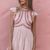 Nicoletta Dress Taupe