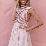 Nicoletta Dress Taupe