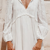 Fancy Evening Dress White