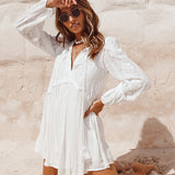 Fancy Evening Dress White