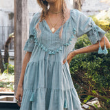 Wave After Wave Dress Sage