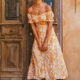 Latte Art Maxi Dress