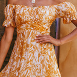 Latte Art Maxi Dress