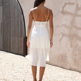 In This Lifetime Midi Dress White