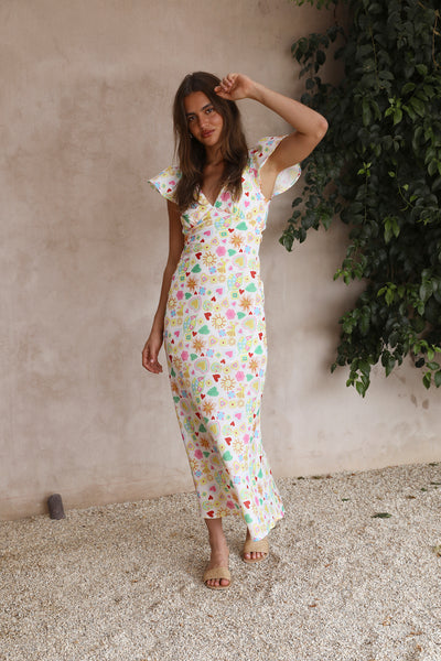 Playing In The Sun Maxi Dress Multi