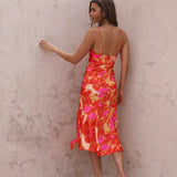 Before Dawn Midi Dress Orange