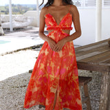 Sweet Music Maxi Dress Orange