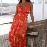 Sweet Music Maxi Dress Orange