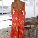 Sweet Music Maxi Dress Orange