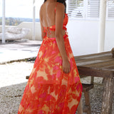 Sweet Music Maxi Dress Orange