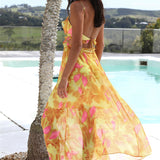 Sweet Music Maxi Dress Yellow