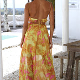 Sweet Music Maxi Dress Yellow