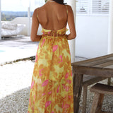 Sweet Music Maxi Dress Yellow