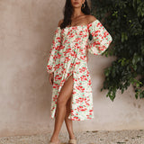 Love Affair Midi Dress Floral