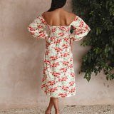 Love Affair Midi Dress Floral