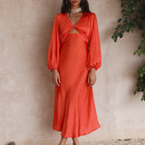 City Lights Maxi Dress Orange