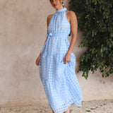 Kiss Me Maxi Dress Blue