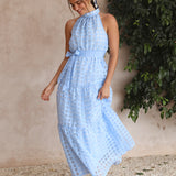 Kiss Me Maxi Dress Blue