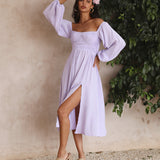 Great Escape Midi Dress Purple