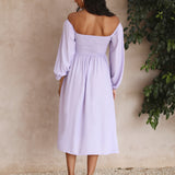 Great Escape Midi Dress Purple