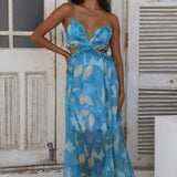 Sweet Music Maxi Dress Blue