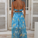 Sweet Music Maxi Dress Blue