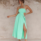 HELLO MOLLY Girls On Vacay Maxi Dress Green