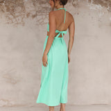 HELLO MOLLY Girls On Vacay Maxi Dress Green