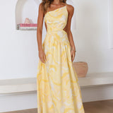 Haze Glow Maxi Dress Yellow