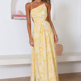 Haze Glow Maxi Dress Yellow