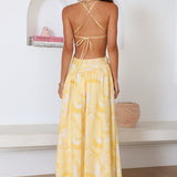 Haze Glow Maxi Dress Yellow