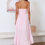 Love In The Summer Maxi Dress Pink