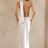 Goddess of the Sun Maxi Dress Champagne