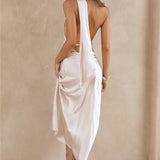 Goddess of the Sun Maxi Dress Champagne