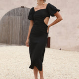 Luna Eclipse Maxi Dress Black