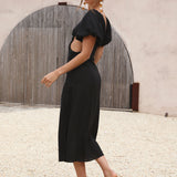 Luna Eclipse Maxi Dress Black