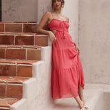 Heartbreaker Maxi Dress Red