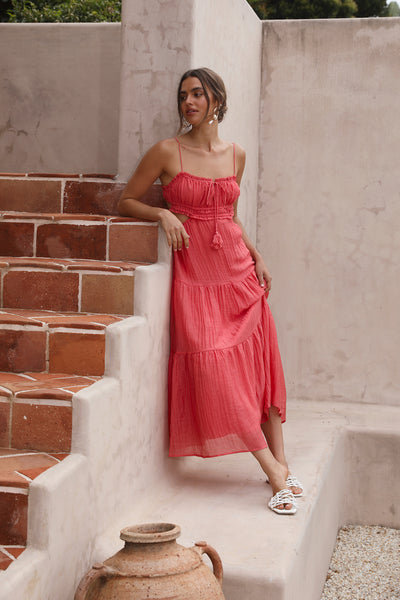 Heartbreaker Maxi Dress Red