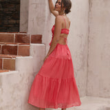 Heartbreaker Maxi Dress Red