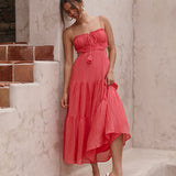 Heartbreaker Maxi Dress Red