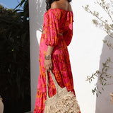 Adventures in Rome Maxi Dress Pink