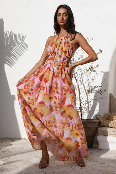 Rosetta Dreams Maxi Dress Pink