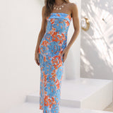 Sweet Moments Maxi Dress Blue