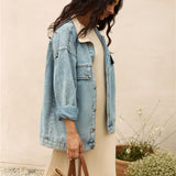 Chill Out Denim Jacket Blue