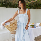 Wandering Soul Maxi Dress Blue