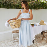 Wandering Soul Maxi Dress Blue