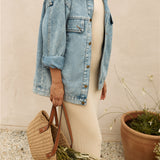 Chill Out Denim Jacket Blue